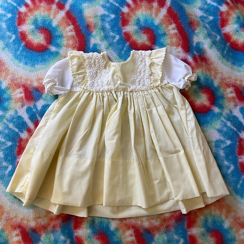 Vintage C.I. Castro & Co 18mo Baby Girl Dress